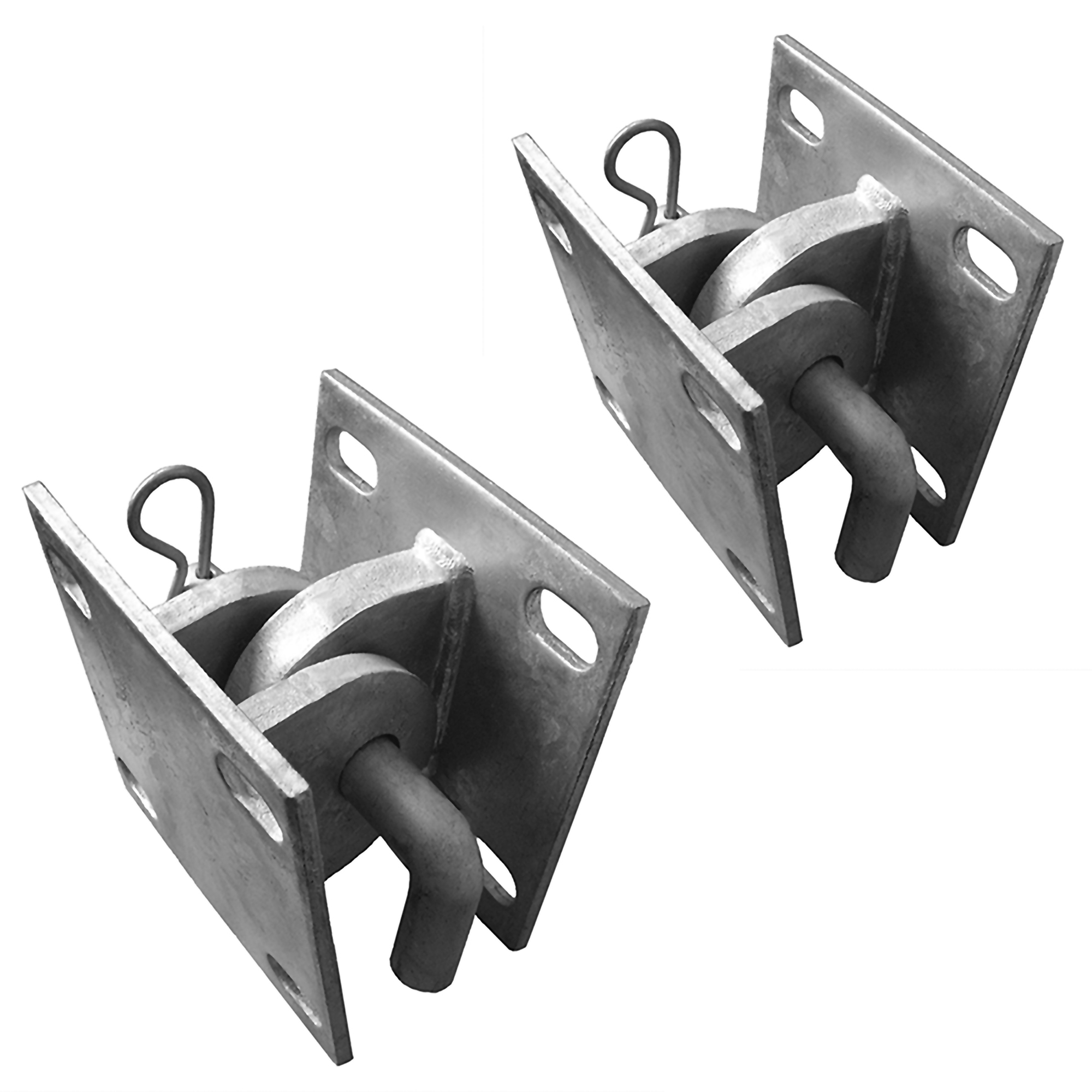 Multinautic, Pair Of Floating Dock Steel Hinges, Heavy Duty, Length 5 in, Width 3.5 in, Model# 19133